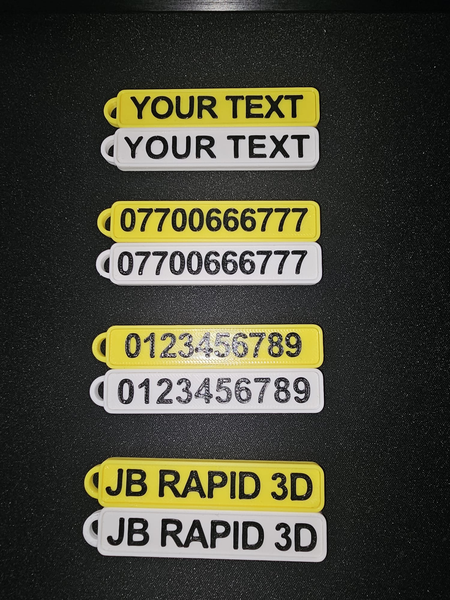 Personalized License Plate Keychain - Image 5