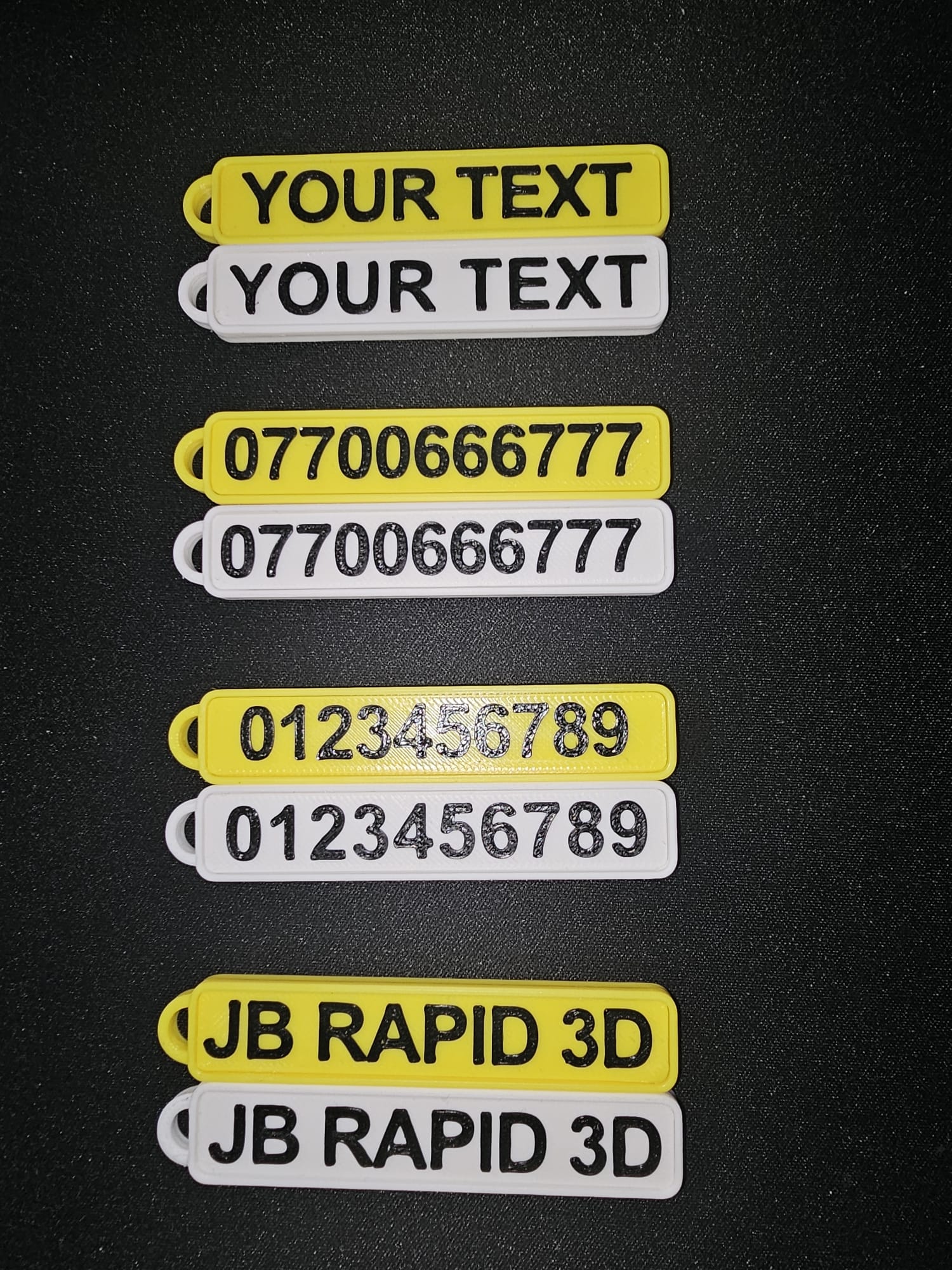 Personalized License Plate Keychain - Image 6
