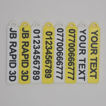 Personalized License Plate Keychain
