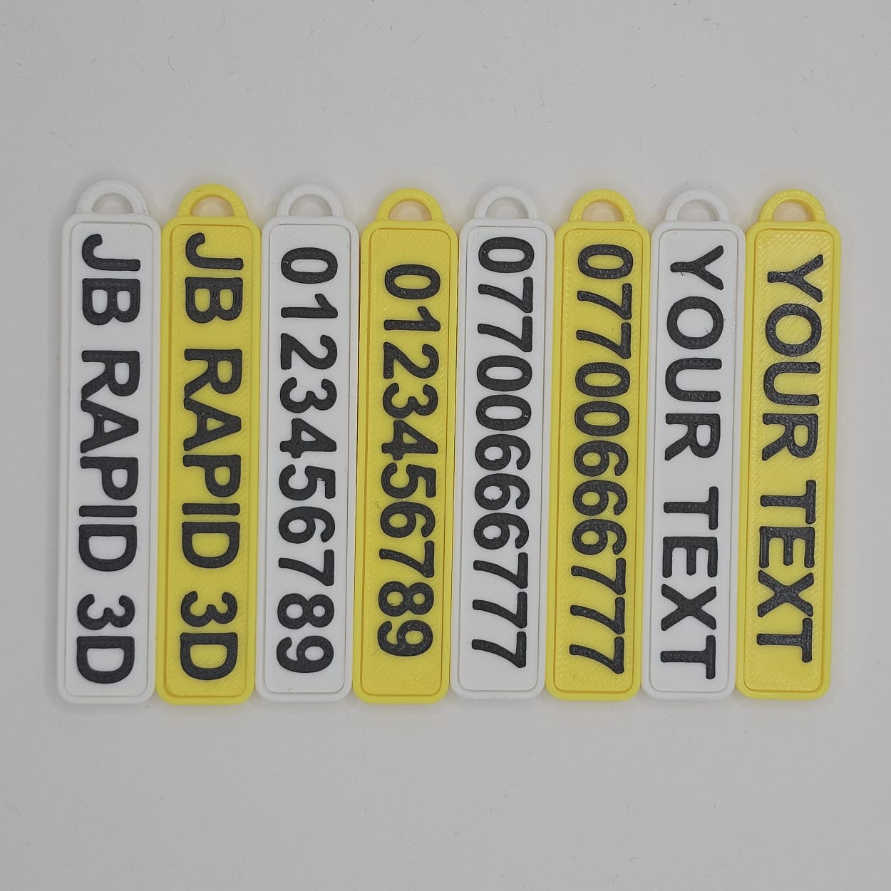 Personalized License Plate Keychain